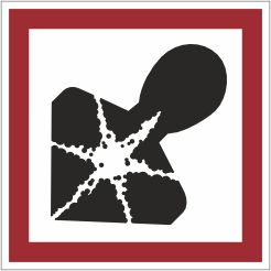 GHS Gezondheidsgevaar Sticker