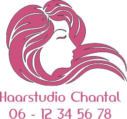 Haarstudio plakletters voorbeeld