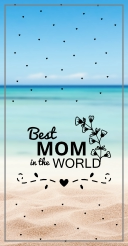 Handdoek Moederdag Best Mom In The World