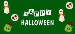 Happy Halloween 1 (Spandoek)