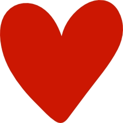 Hartje rood