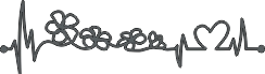 Heartbeat flowers