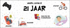 hoera 21 jaar