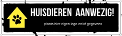 Huisdieren aanwezig zilver metallic