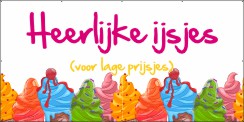 IJs Te Koop Spandoek