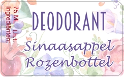 (in Excelcis) Deodorant etiket
