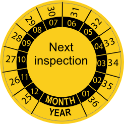 Inspection sticker 2025