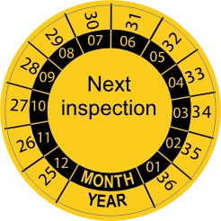 Inspection sticker 2027
