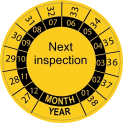 Inspection sticker 2027