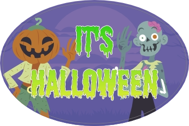 Its Halloween sticker