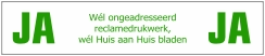 Ja-Ja sticker Metallic en groen