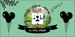 Klaas jarig voorbeeld