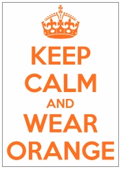 Koningsdag Oranje Sticker