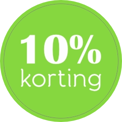 Korting 10 Sticker