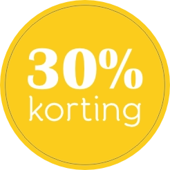 Korting 30 Sticker