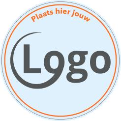 Logo sticker oproepsysteem horeca
