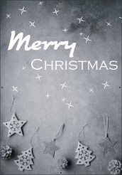 Merry Christmas zwartwit