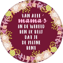 Moederdag blij