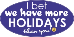 more holidays than you