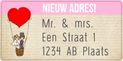 nieuw adres