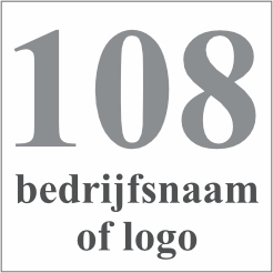 Nummer met bedrijfsnaam