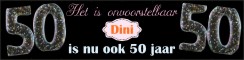 Onvoorstelbaar Sarah 50 jaar