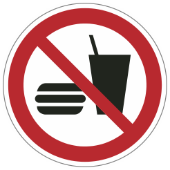P022 Eten en drinken verboden