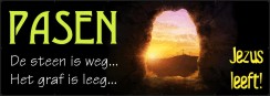 Pasen Opstanding Spandoek