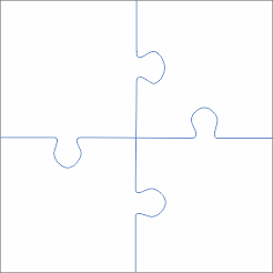 puzzel 2x2 vierkant
