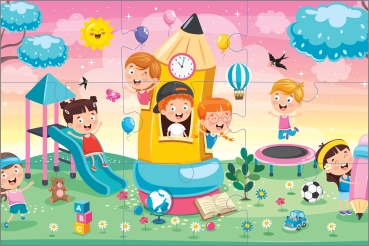 Puzzel in de speeltuin