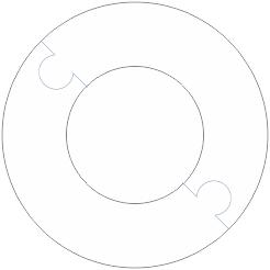 Rozet DN50 (120 x 62)