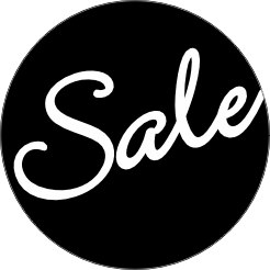 SALE black (Achter Glas)