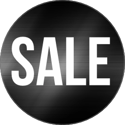 SALE brushed black (Achter Glas)