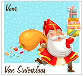 Sinterklaas Cadeausticker