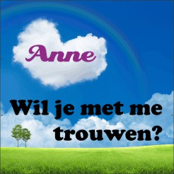 Spandoek Trouwen Hart