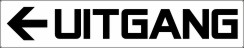 Spandoek:Uitgang