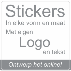 Stickers eigen logo