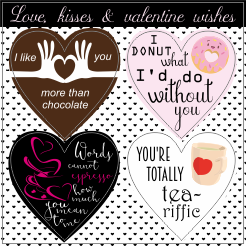 Stickervel Valentijn Coffee n Sweets