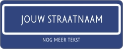 Straatnaam extra