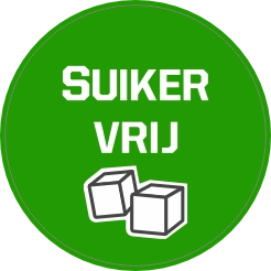 Suiker vrij sticker