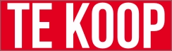 Te koop (Achter Glas Sticker)