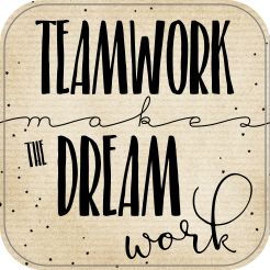 Teamwork sticker