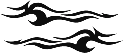 Tribal stickers