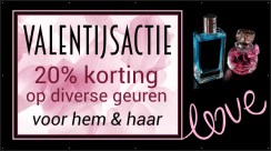 Valentijnsactie parfum