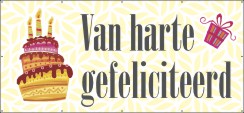 Van harte gefeliciteerd