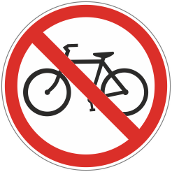 Verboden fiets te plaatsen