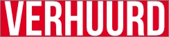 Verhuurd (Sticker)