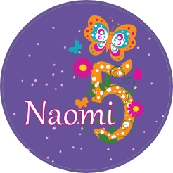 Verjaardag 5 sticker