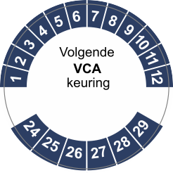 Volgende VCA keuring 4 cm