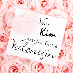 Voor Mijn Lieve Valentijn (Sticker)